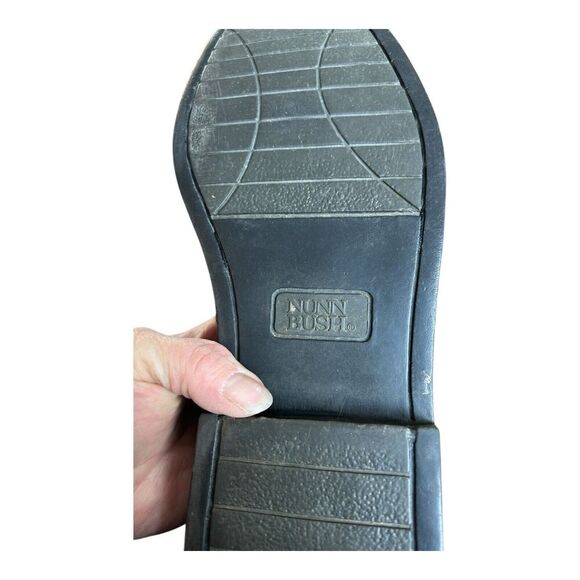 Nunn Bush Penny Loafers Mens Size 12M Burgundy Brown Comfort Gel Heel Shoes 12 - Picture 4 of 7